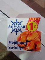 MEJILLONES A LA GALLEGA STANDARD SALVAMAR 1EUR