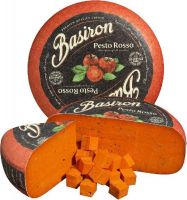 GOUDA PESTO ROJO BASIRON RUEDA LACT. JARAMA -PVP KG-