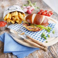 PAN HAMBURGUESA TIPO BREZEL 80gr.