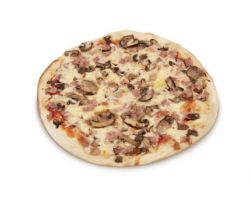 PIZZA FINA DE BACON Y CHAMPIÑONES PORTOBELLO 390G (6)