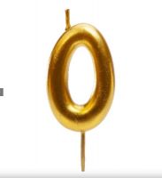 VELA CUMPLEAÑOS COMIC ORO Nº0 DEKORA (12) REF. 345420