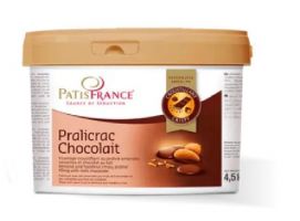 PRALICRAC CHOCOLAIT PATISFRANCE CACAO-TRACE CUBO 4.5KG