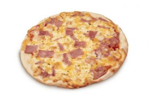PIZZA FINA JAMÓN COCIDO Y CHEDDAR (6)