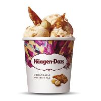 HELADO MINI CUP MACADAMIA NUT BRITTLE HÄAGEN-DAZS 24x95ml