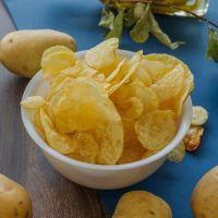 PATATAS FRITAS CHURRERIA EURO (NORMAL SAL, 100g) 10 bolsas EL VALLE