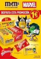 LOTE BITESIZE 1EUR MARVEL (36 M&MS + 12 MALTESERS SINGLE)